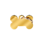 Адресник для животных MY FAMILY Косточка золотая маленькая