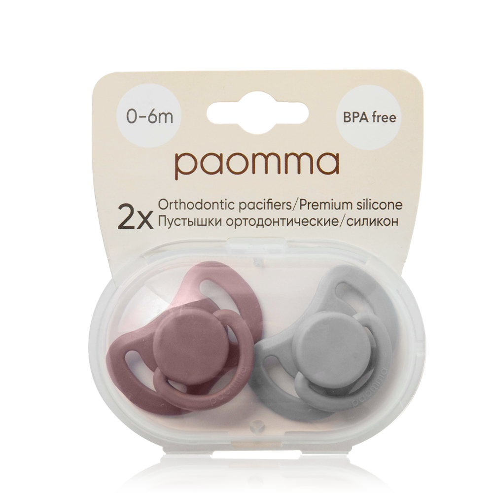 Пустышка Paomma силикон от 0 мес. 2 шт. - фото 12
