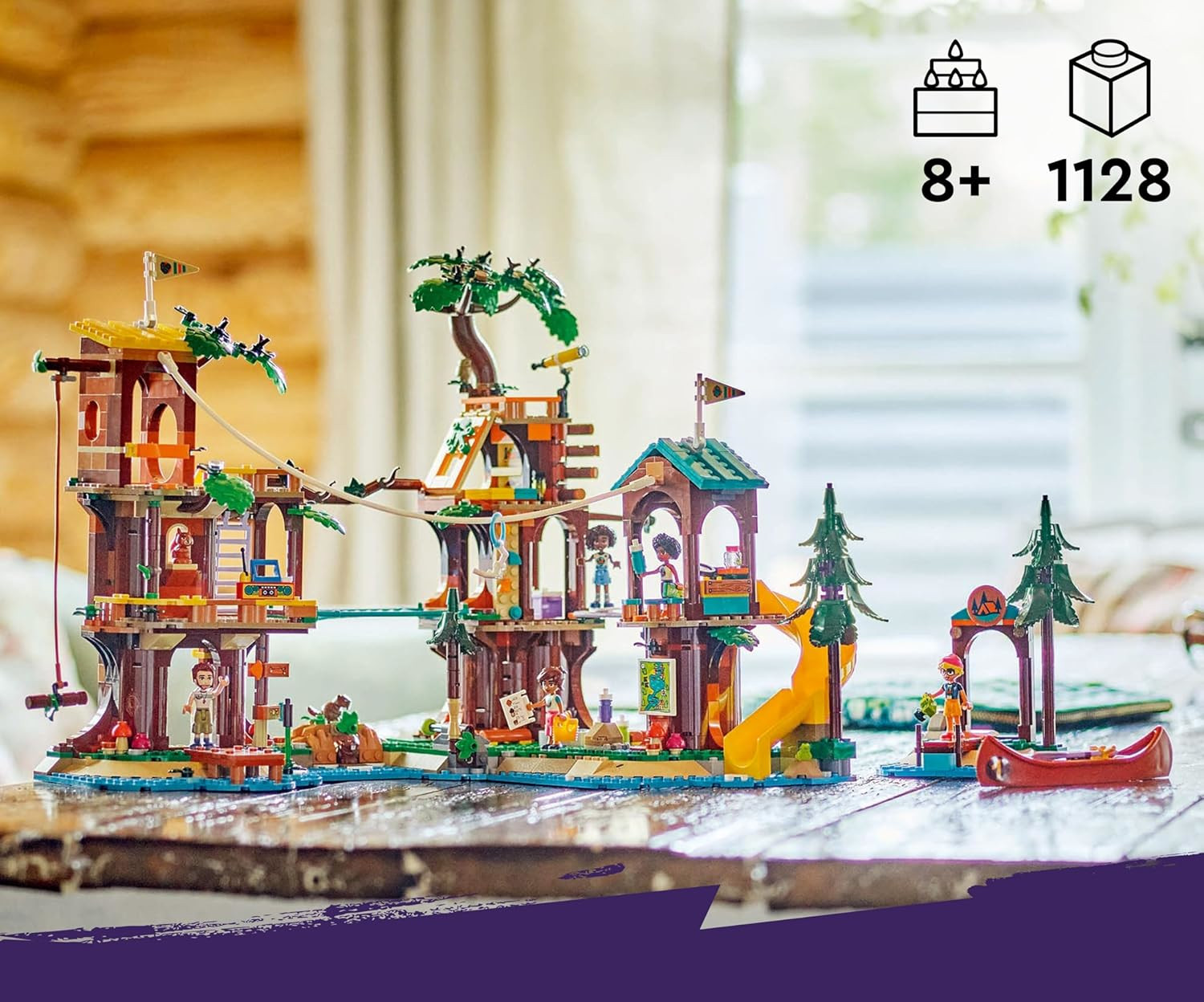 Конструктор LEGO Friends Домик на дереве 1128 дет. - фото 3