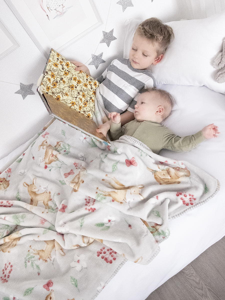 Плед Baby Nice Оленята 150 x 200 см велсофт - фото 6