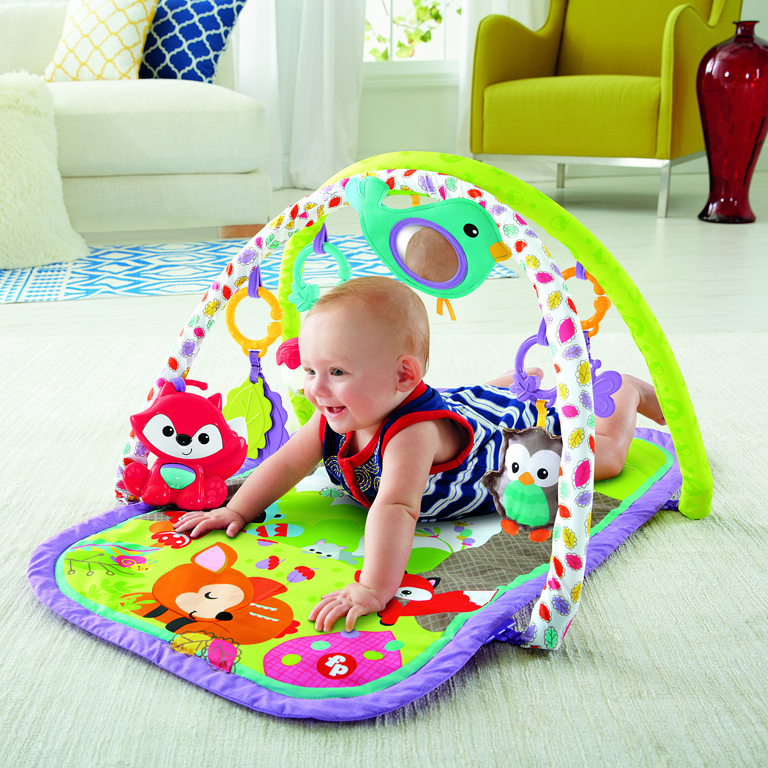 Коврик Fisher Price Друзья тропического леса - фото 9
