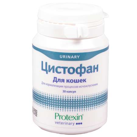 Добавка для кошек и собак Protexin Цистофан кормовая 30капсул
