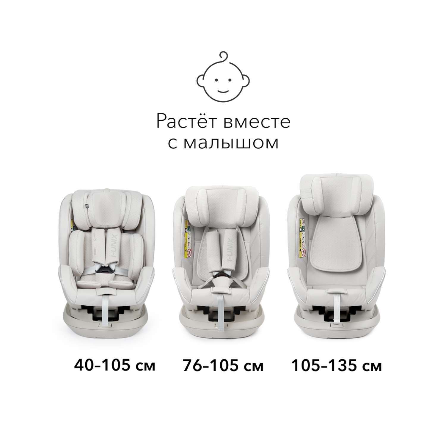 Автокресло Happy Baby I-Unix Isofix 0+/1/2/3 (0-36 кг) - фото 19