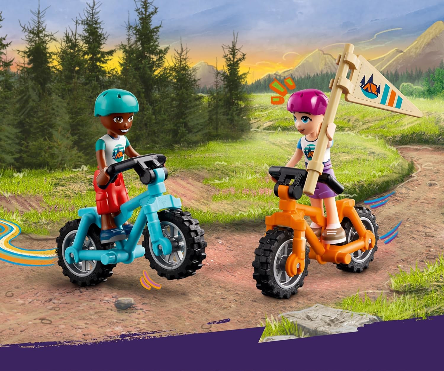 Конструктор LEGO Friends Уютные коттеджи у костра 437 дет. - фото 6
