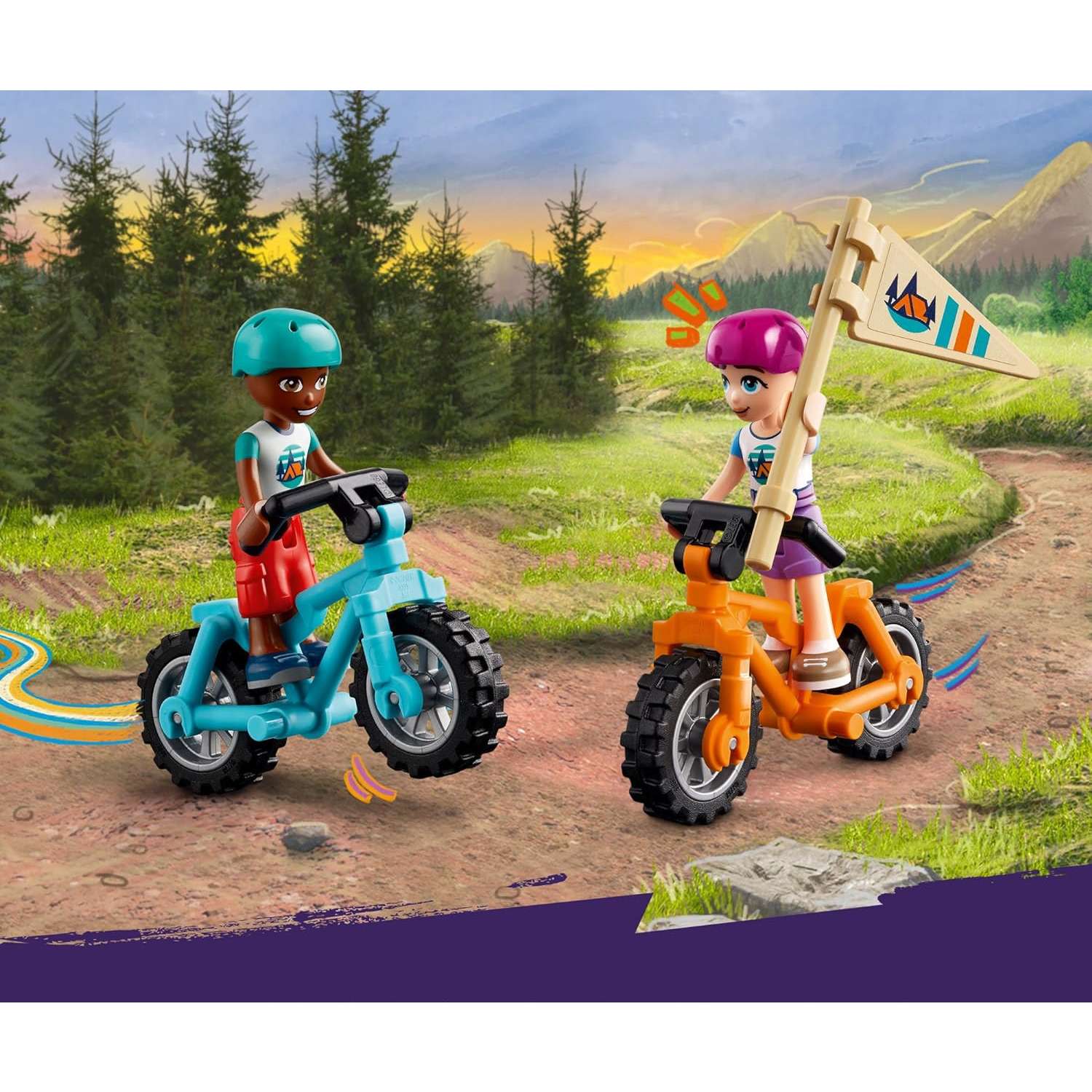 Конструктор LEGO Friends Уютные коттеджи у костра блочный - фото 6