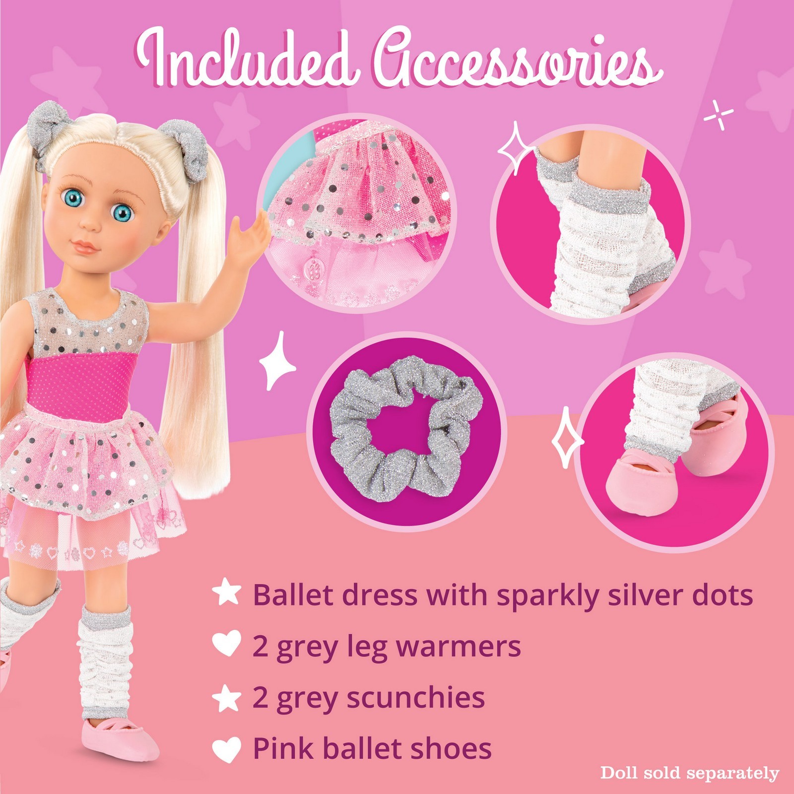 Одежда, обувь, аксессуар к одежде для кукол Glitter Girls GG50158 - фото 5