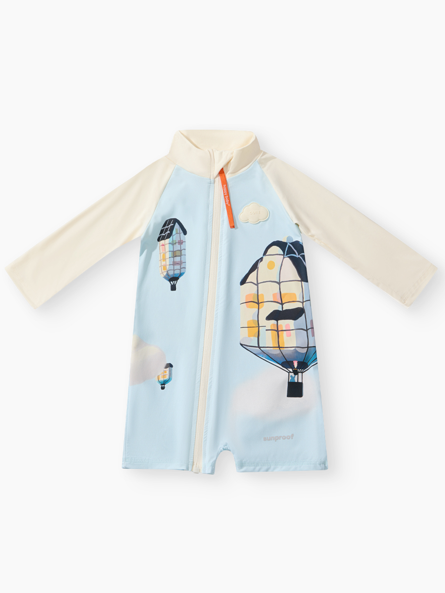 Костюм купальный Happy Baby 50654-0_light blue (air house) - фото 1