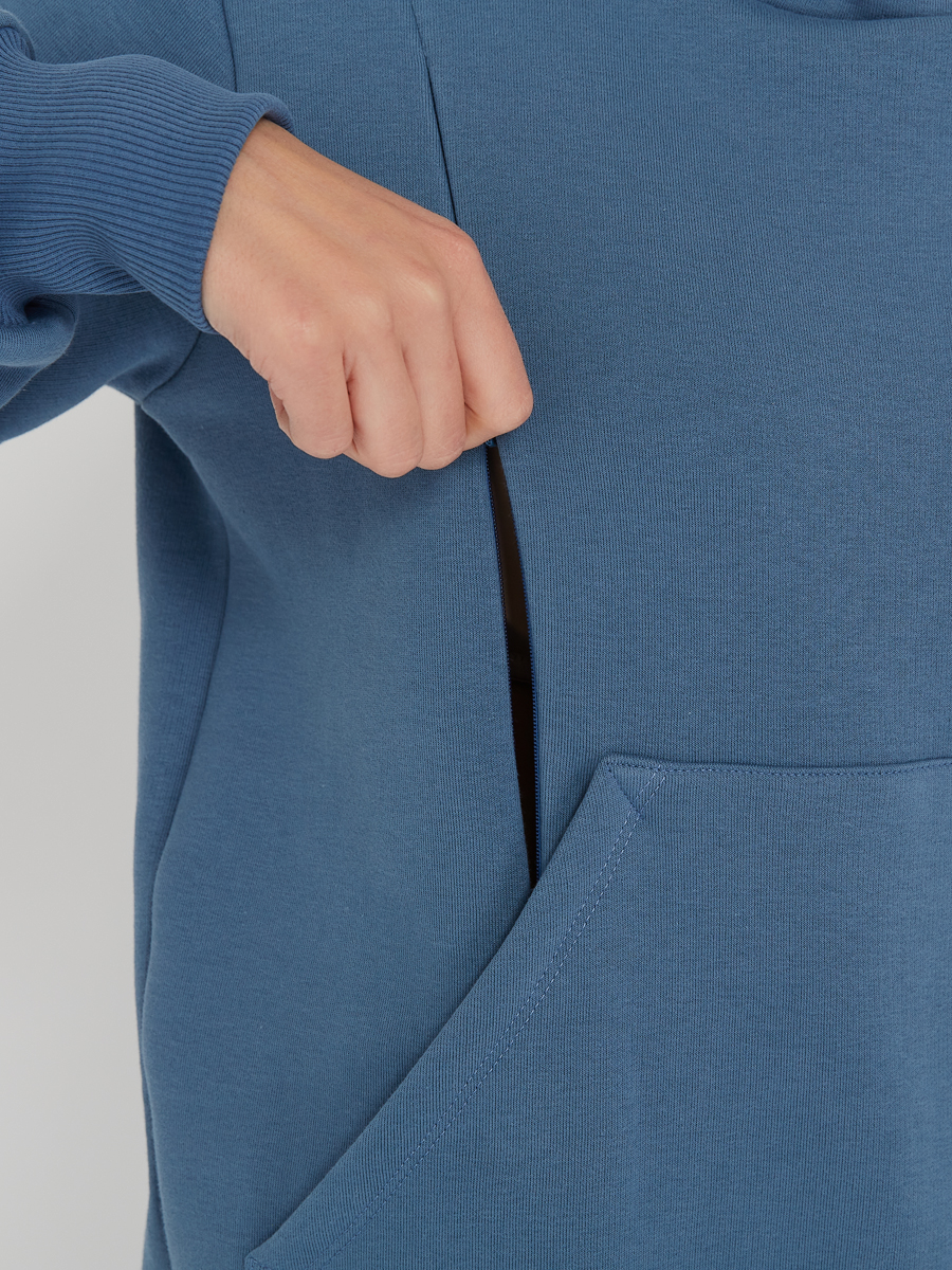 Худи для беременных и кормящих Proud Mom ХОБЛ-0500-индиго - фото 3