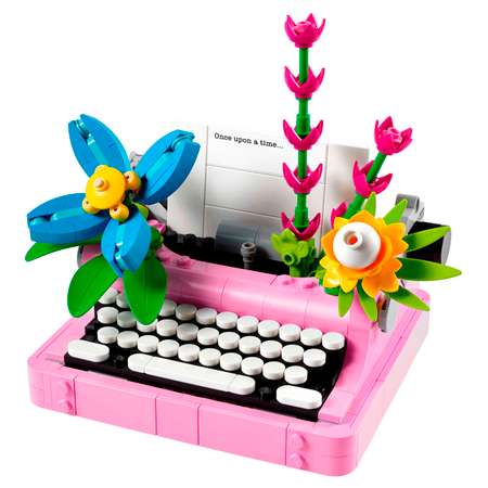 Конструктор LEGO Creator Печатная машинка с Цветами блочный