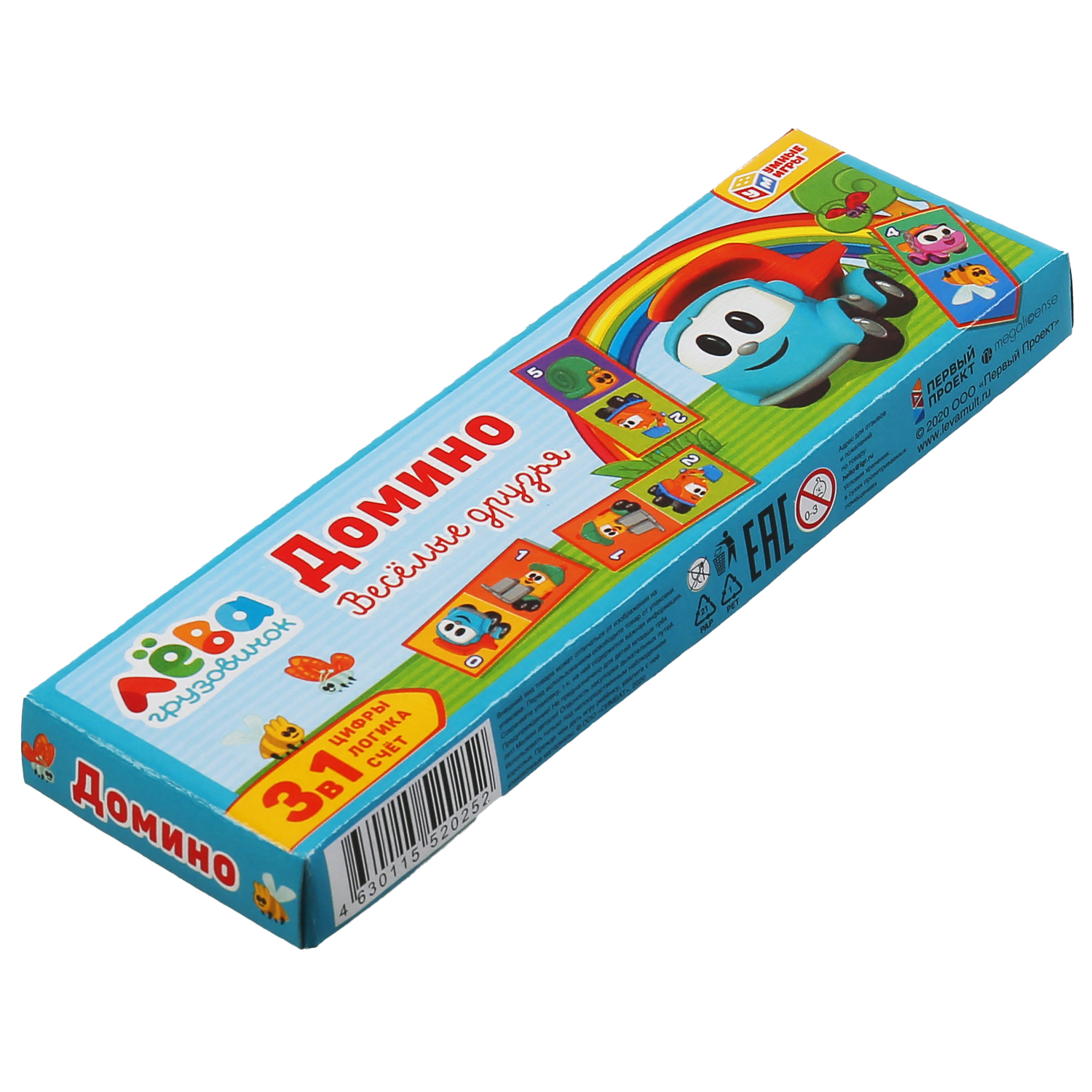 Настольная игра Умные игры Грузовичок Лева Домино - фото 4