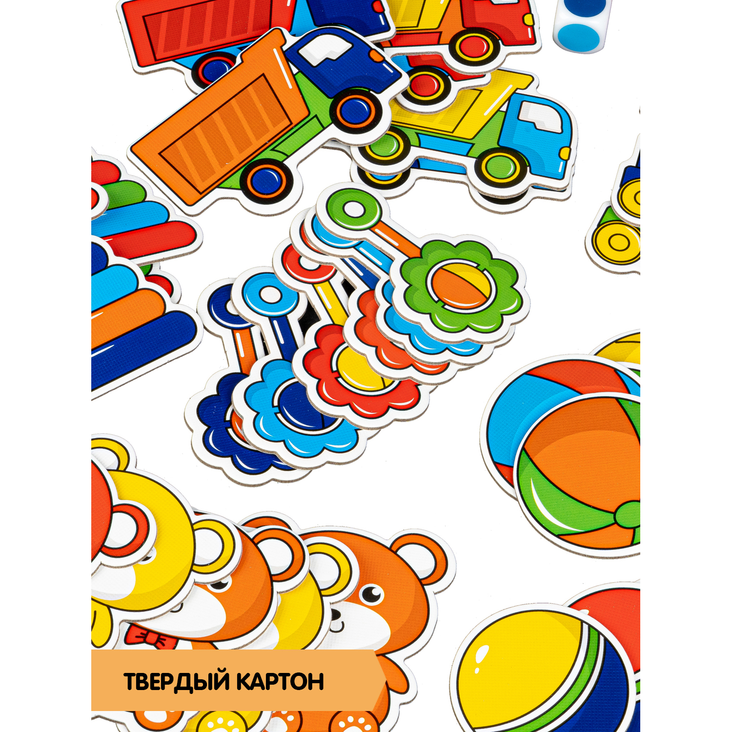 Настольная игра Bondibon для малышей Цветная лотерея - фото 6