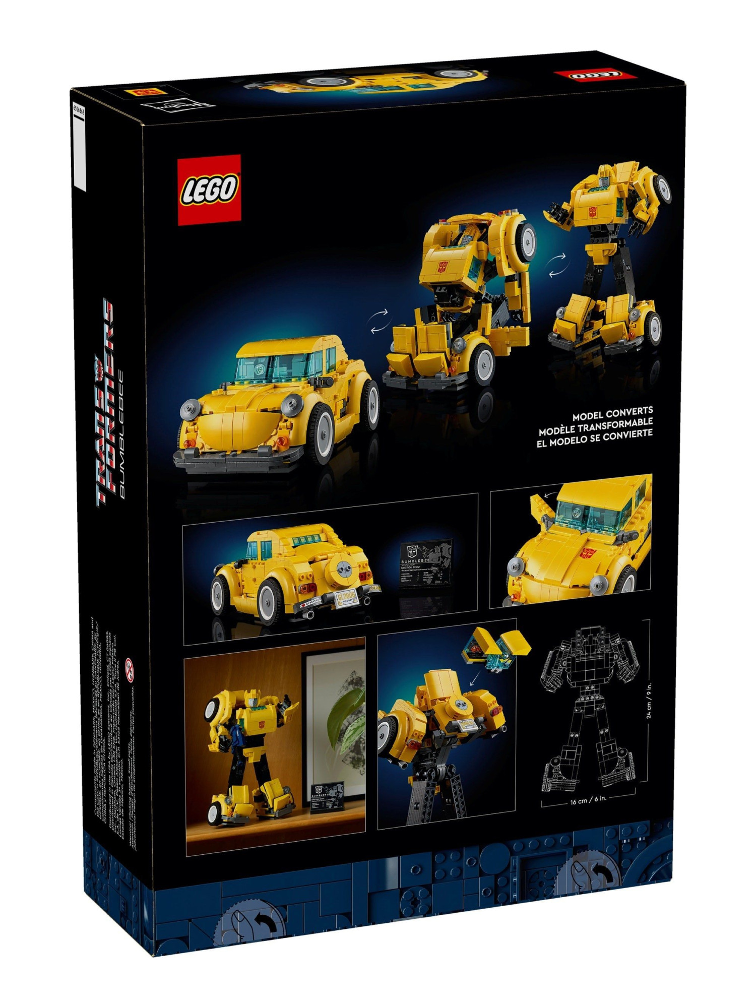 Конструктор LEGO Icons Робот Бамблби 950 дет. - фото 9