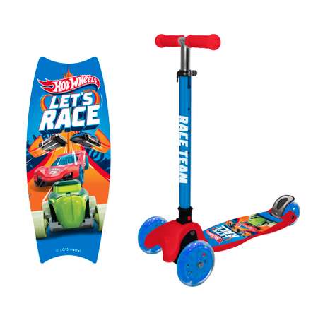 Самокат Hot Wheels трехколесный