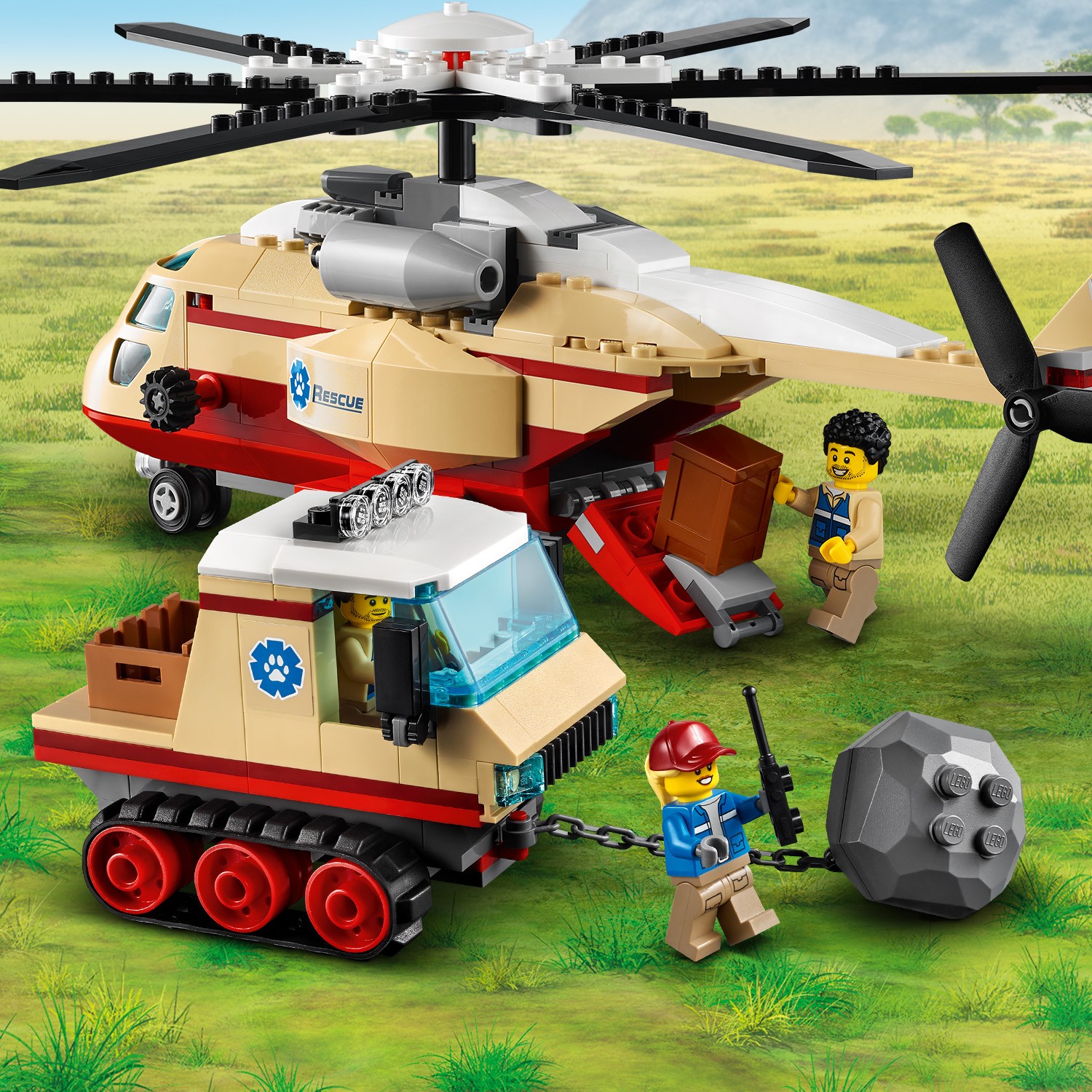 Конструктор LEGO City Wildlife Rescue Operation 525 дет. - фото 7