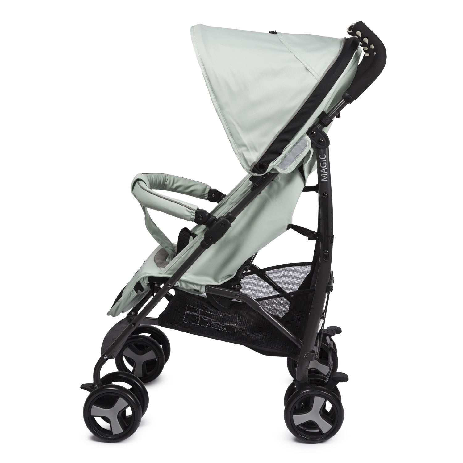 Коляска прогулочная hoco Magic Green lilly серый - фото 8