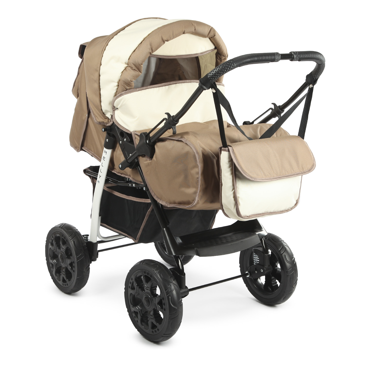 Коляска трансформер Babyton Melly Brown - фото 1
