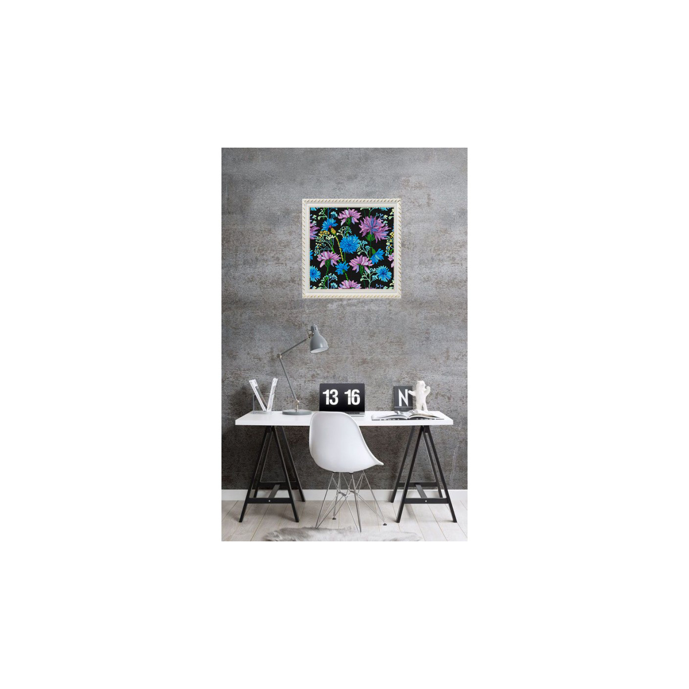 Алмазная мозаика Белоснежка Васильковый луг - фото 10