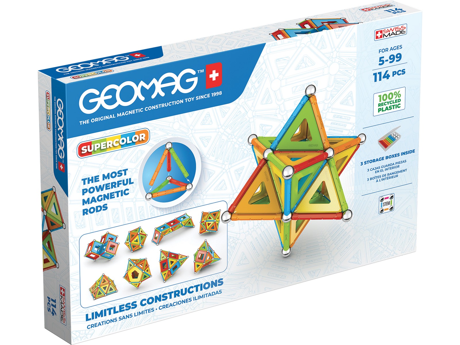 Конструктор Geomag магнитный 114 дет. - фото 11