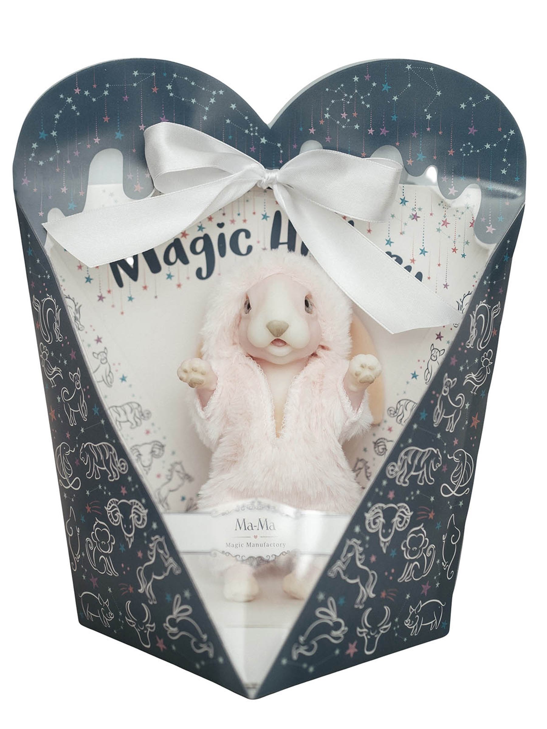 Кукла мини Magic Manufactory Magic history Зайчонок розовый высота 15 см 4631165602295 - фото 6