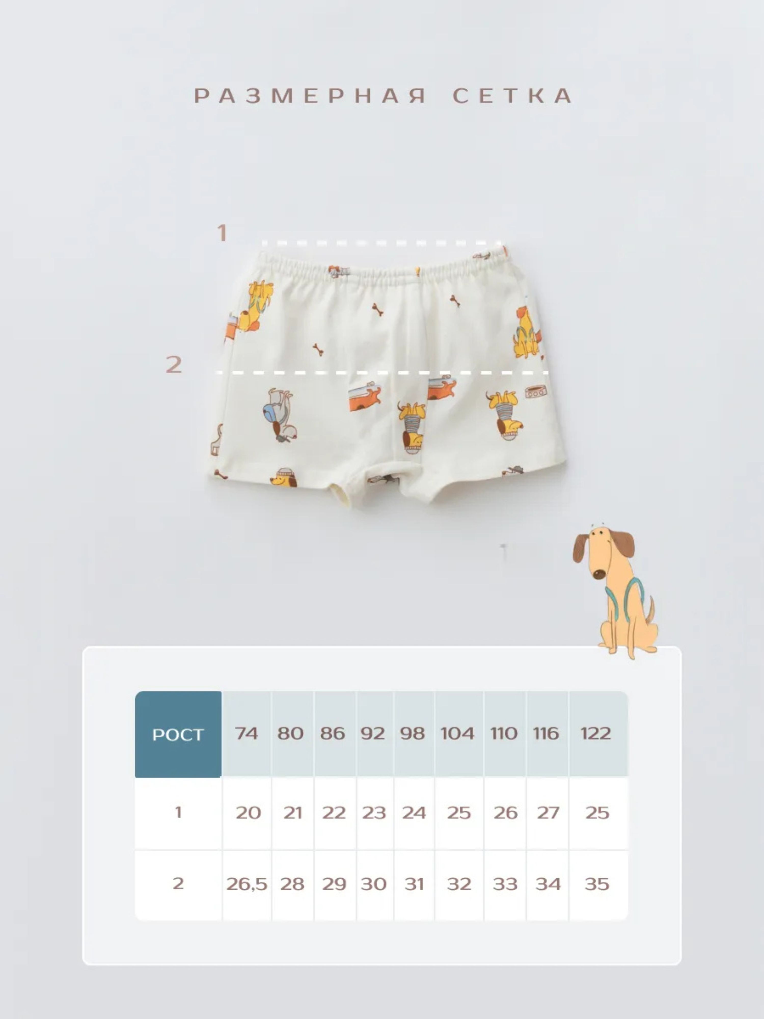 Трусы 4 шт LESIKIDS 5622 - фото 6