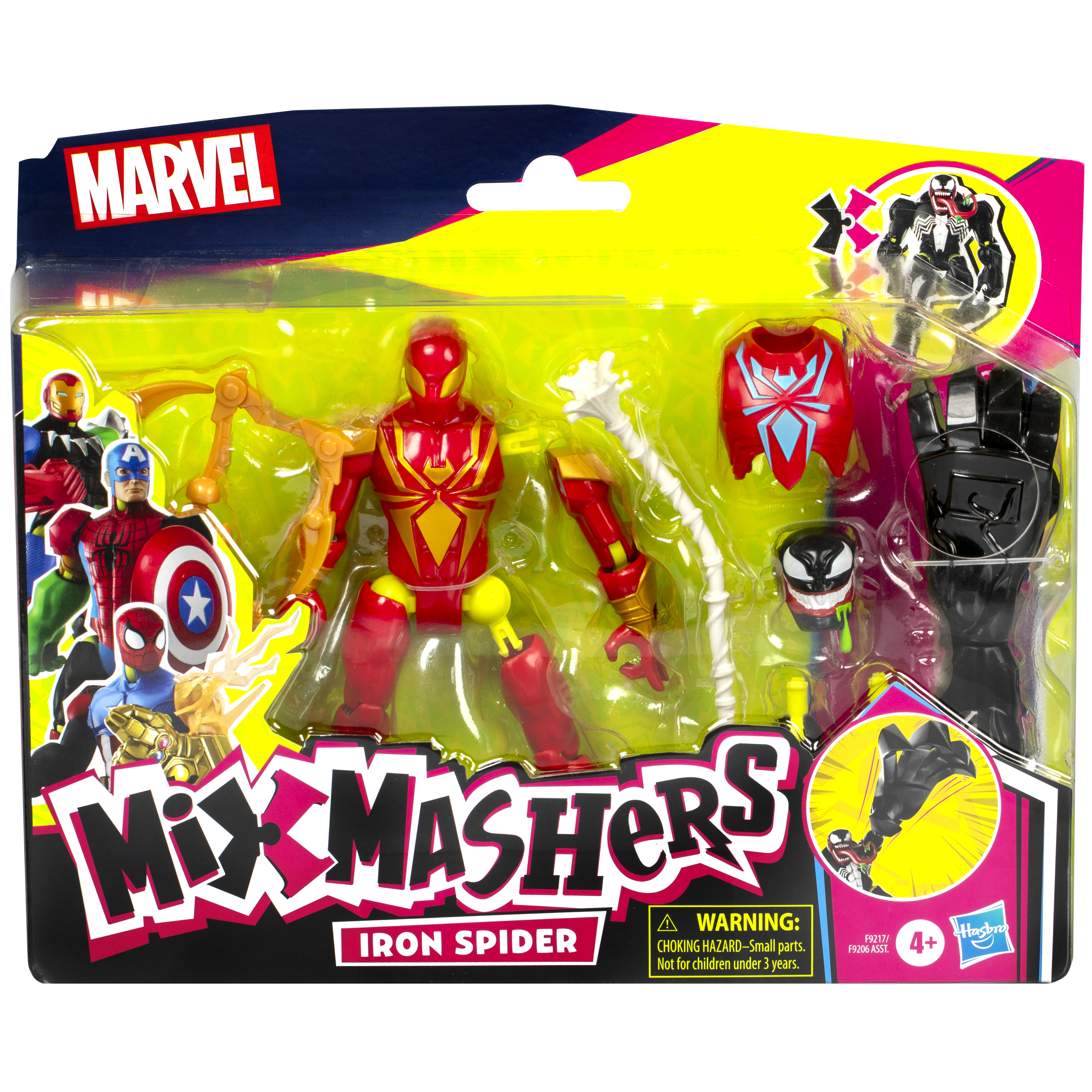 Фигурка Hasbro Делюкс MixMashers Iron Spider - фото 9