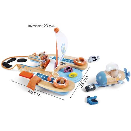 Игровой набор Hape Эко-катамаран