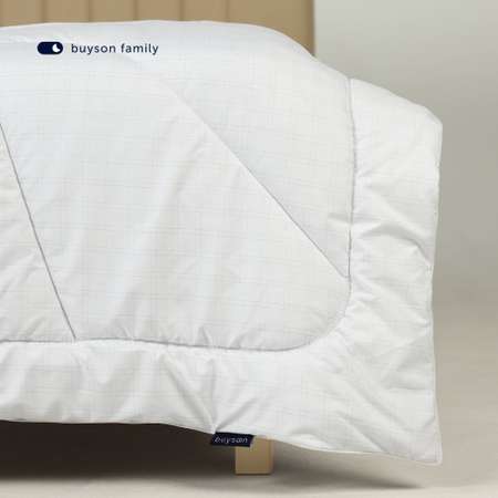 Одеяло buyson BuyOptima, 140х205 см, 1,5 спальное, микрофибра с карбоновой нитью