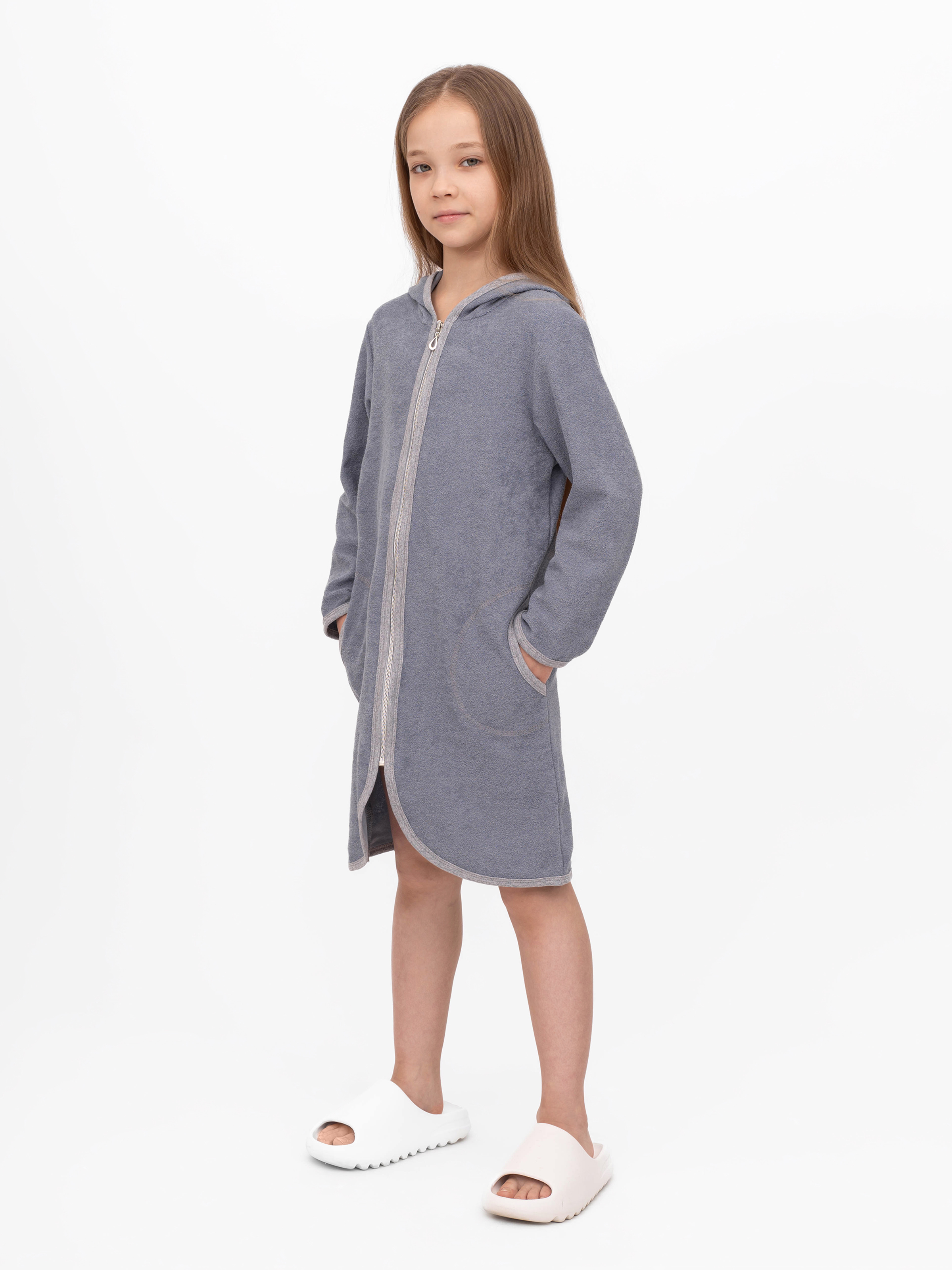 Халат Утенок 906 серый - фото 9