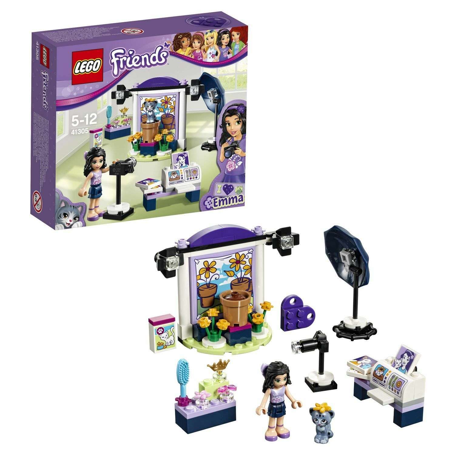 Конструктор LEGO Friends Фотостудия Эммы блочный - фото 1