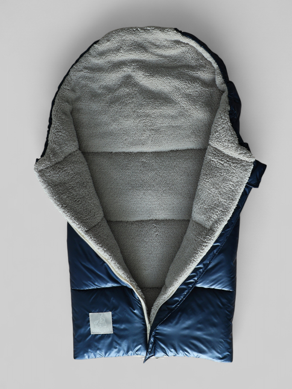 Конверт в коляску Bunnyphant синий - фото 4