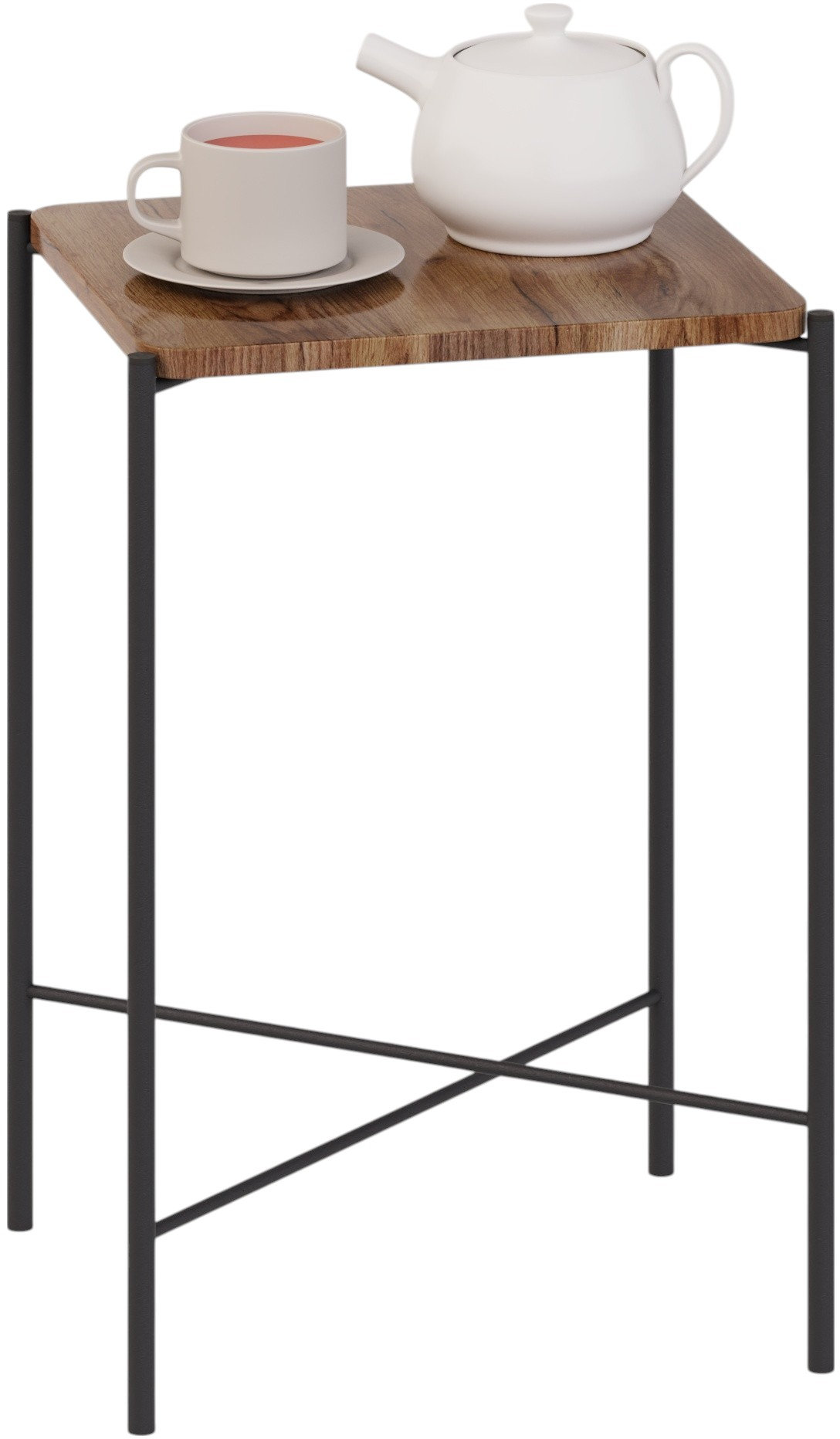 Стол журнальный SLINE Лори Вяз браун - фото 9