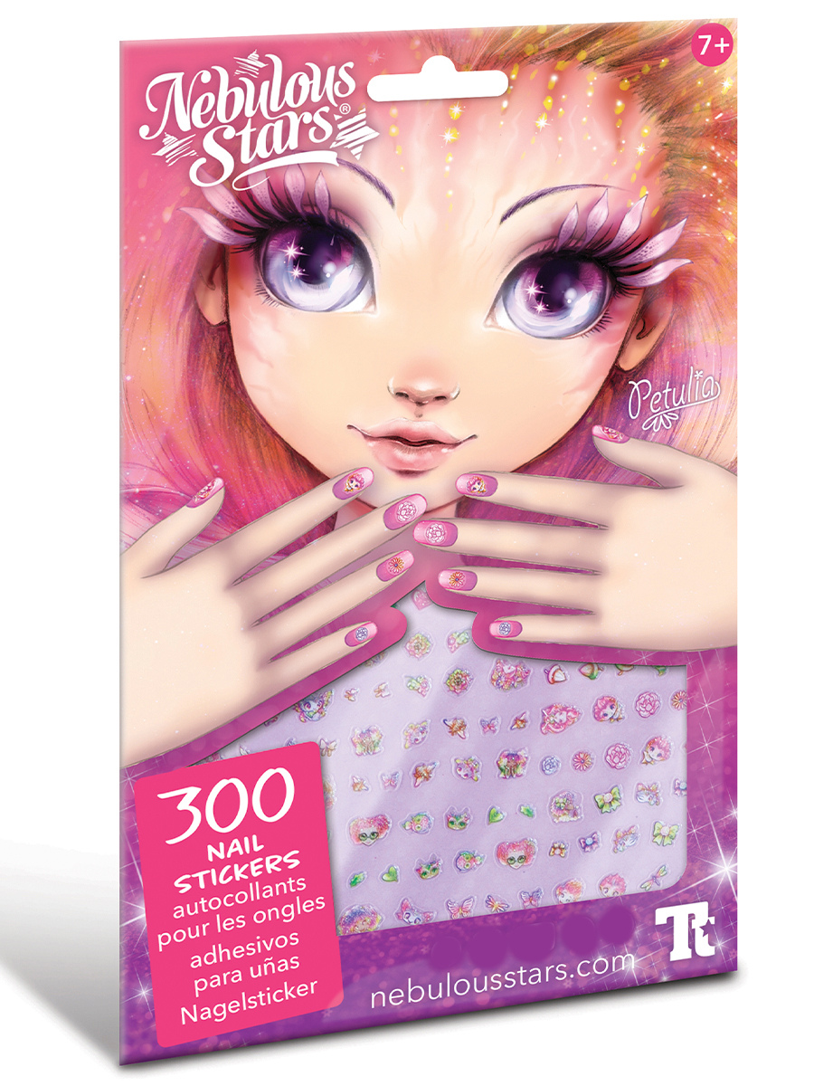 Набор наклеек для ногтей Nebulous Stars Петулия 300 шт 11459-2_NSDA - фото 3