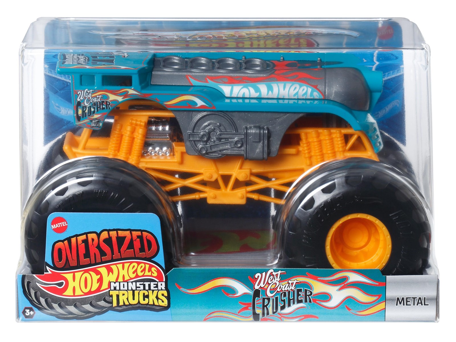 Монстр-трак Hot Wheels Monster Trucks 1:24 FYJ83/JDR12 - фото 1