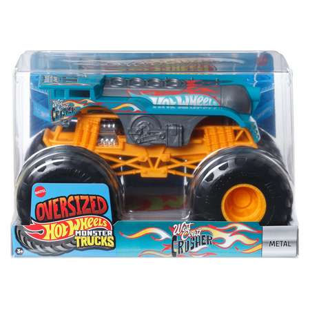 Монстр-трак Hot Wheels Monster Trucks 1:24 оранжевый