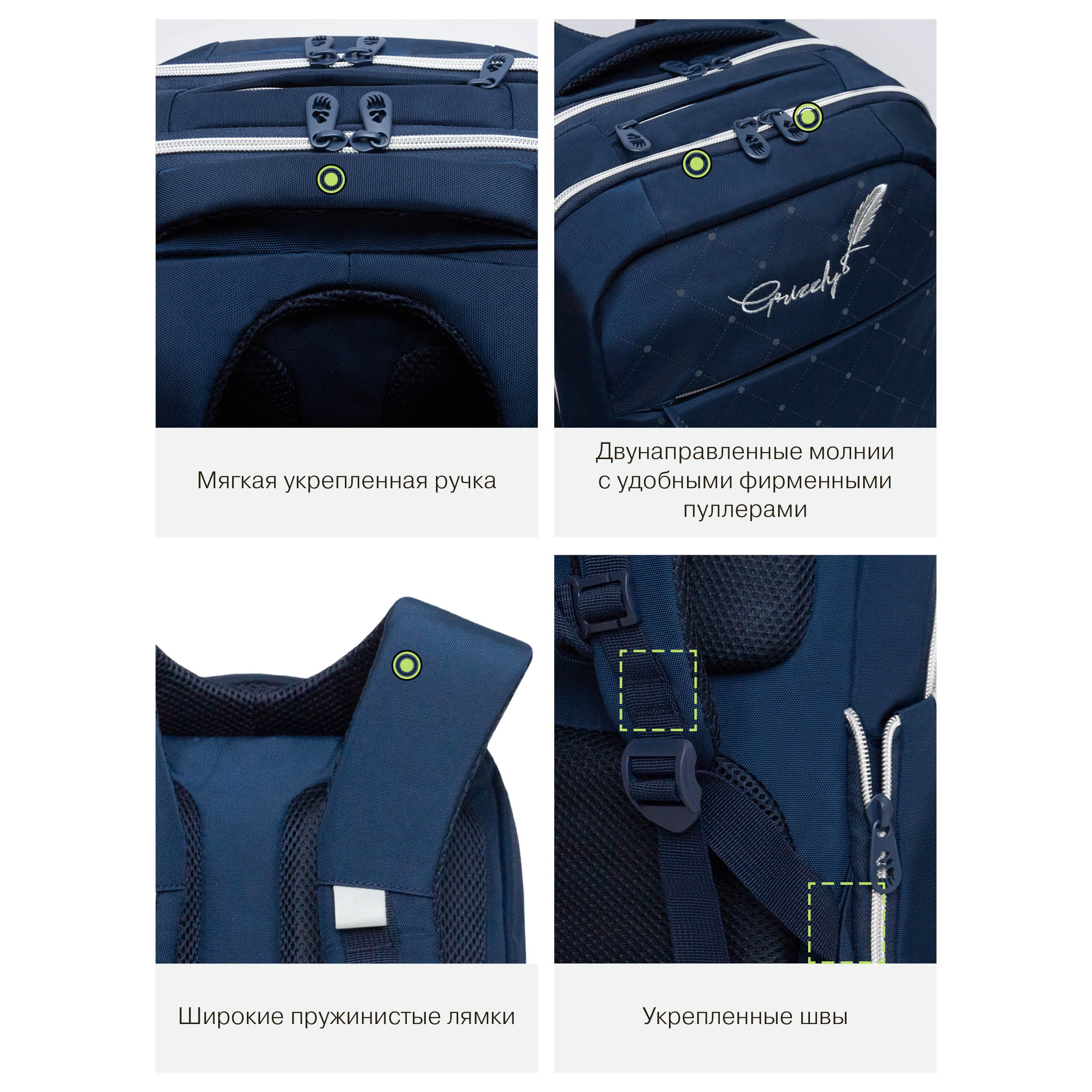 Рюкзак Grizzly для девочки - фото 11