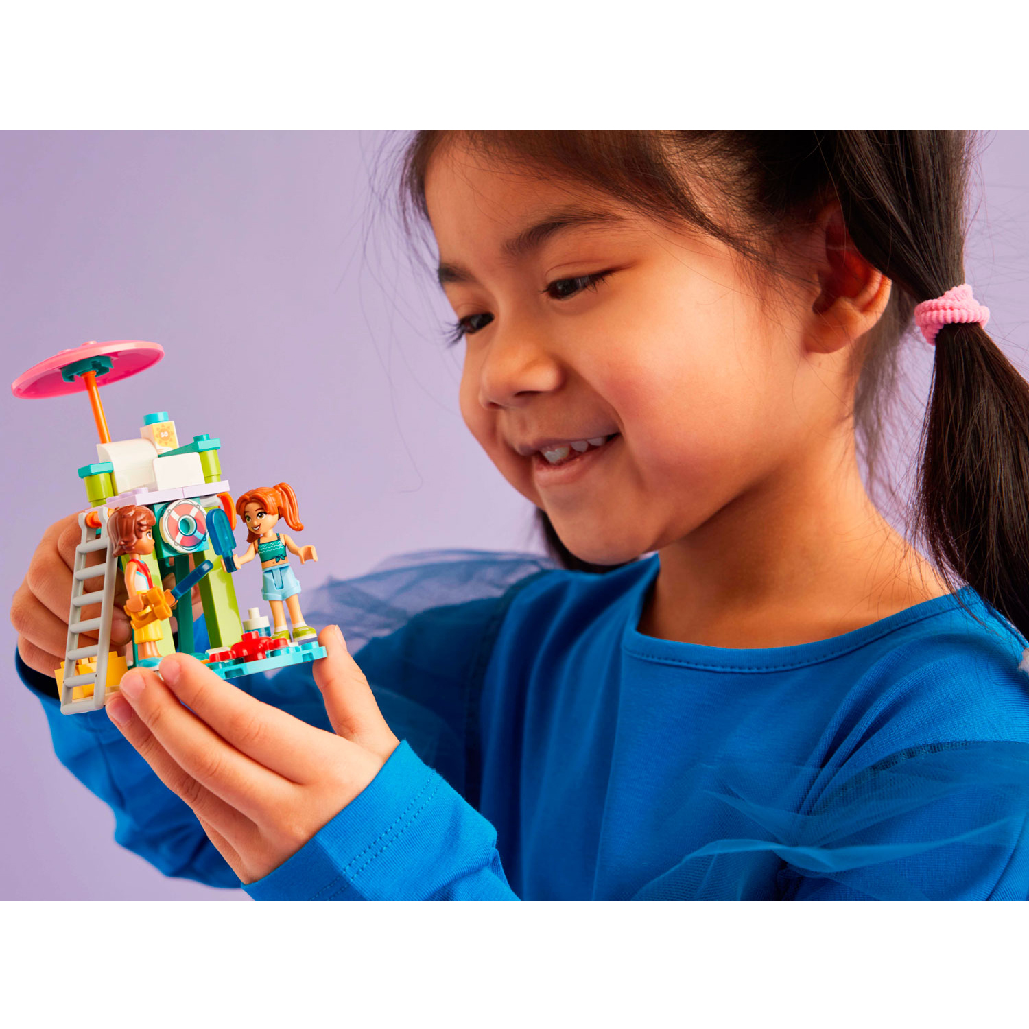 Конструктор LEGO Friends Пляжный водный мотоцикл 84 дет. - фото 9