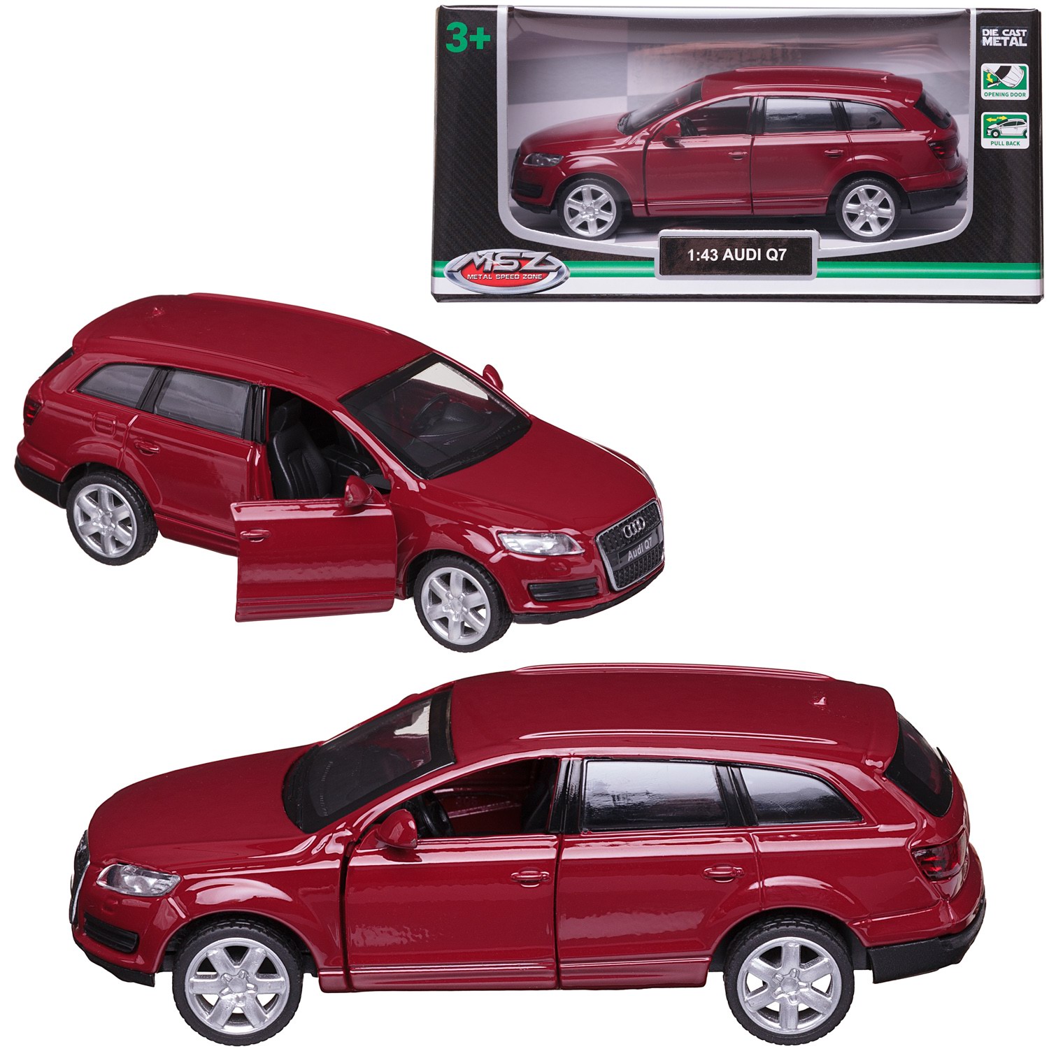 Автомобиль Abtoys Audi MSZ 1:43 WE-15946R - фото 1