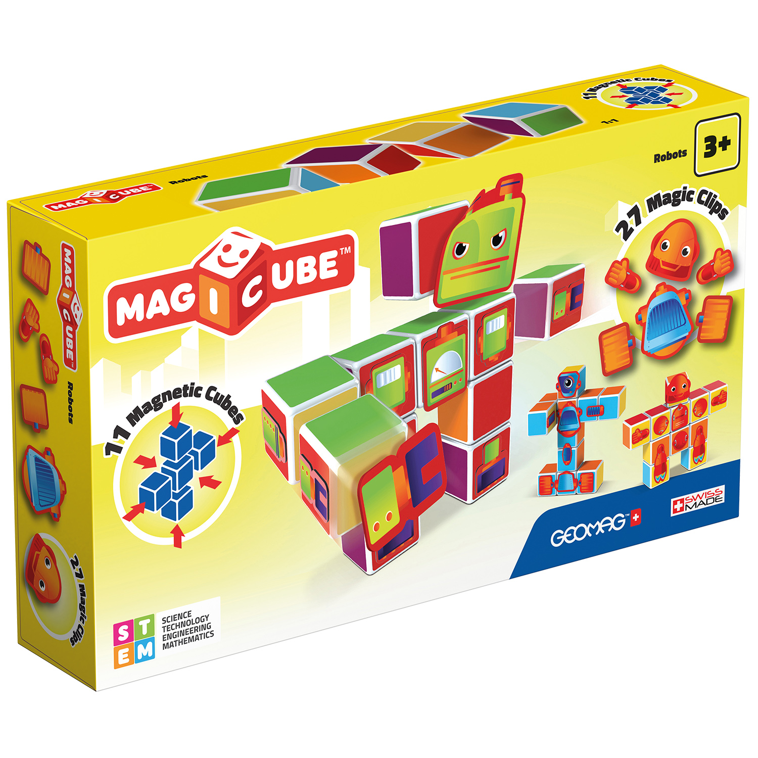 Конструктор Geomag MagiCube Роботы магнитный - фото 1