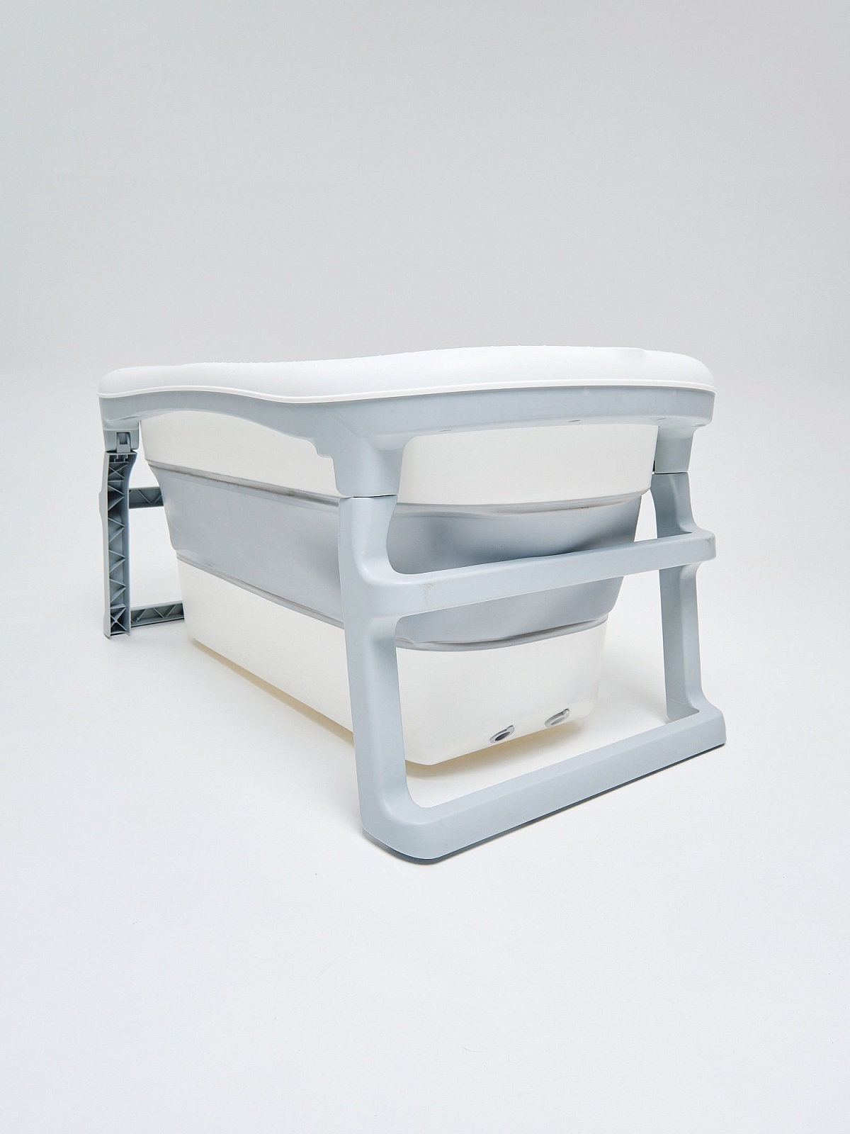 Ванночка Ifam большая белая/серая складная серый - фото 11