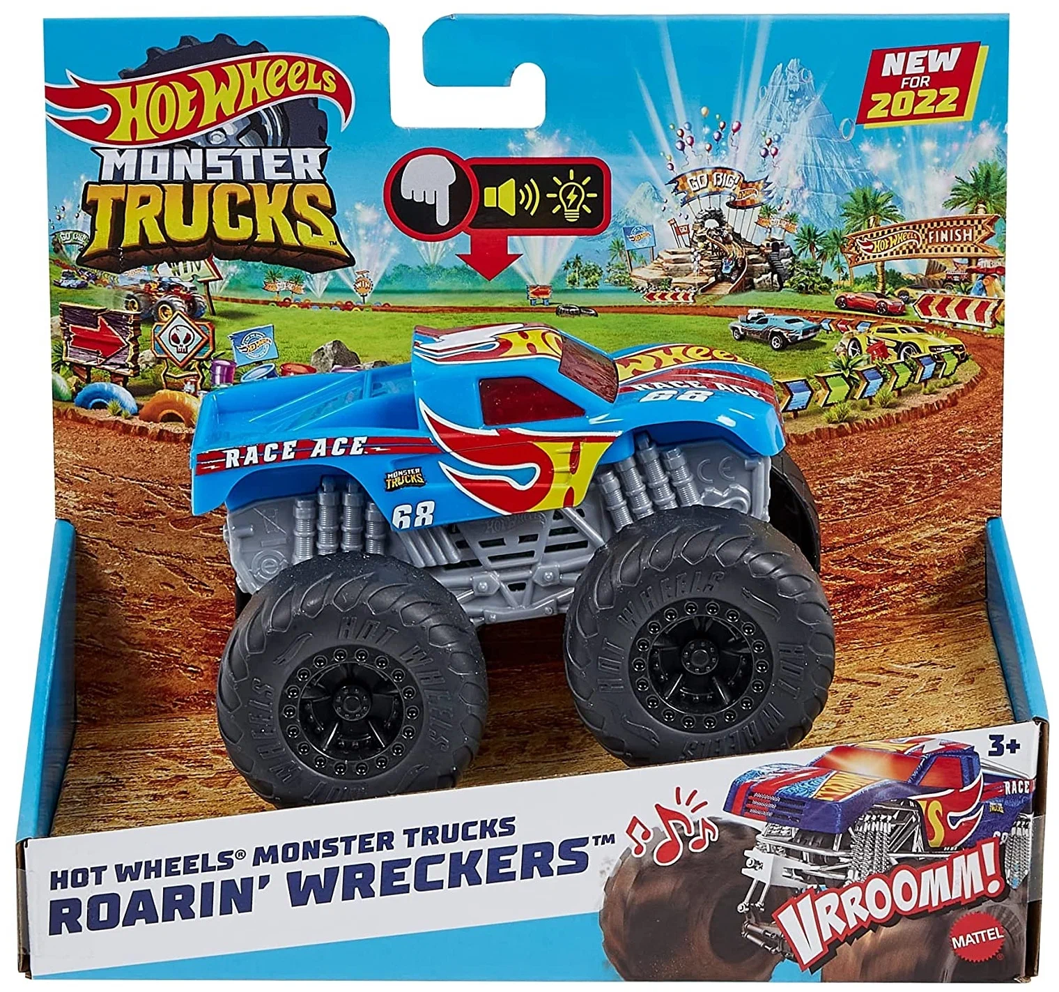 Внедорожник Hot Wheels Monster Trucks 1:43 HDX63 - фото 5