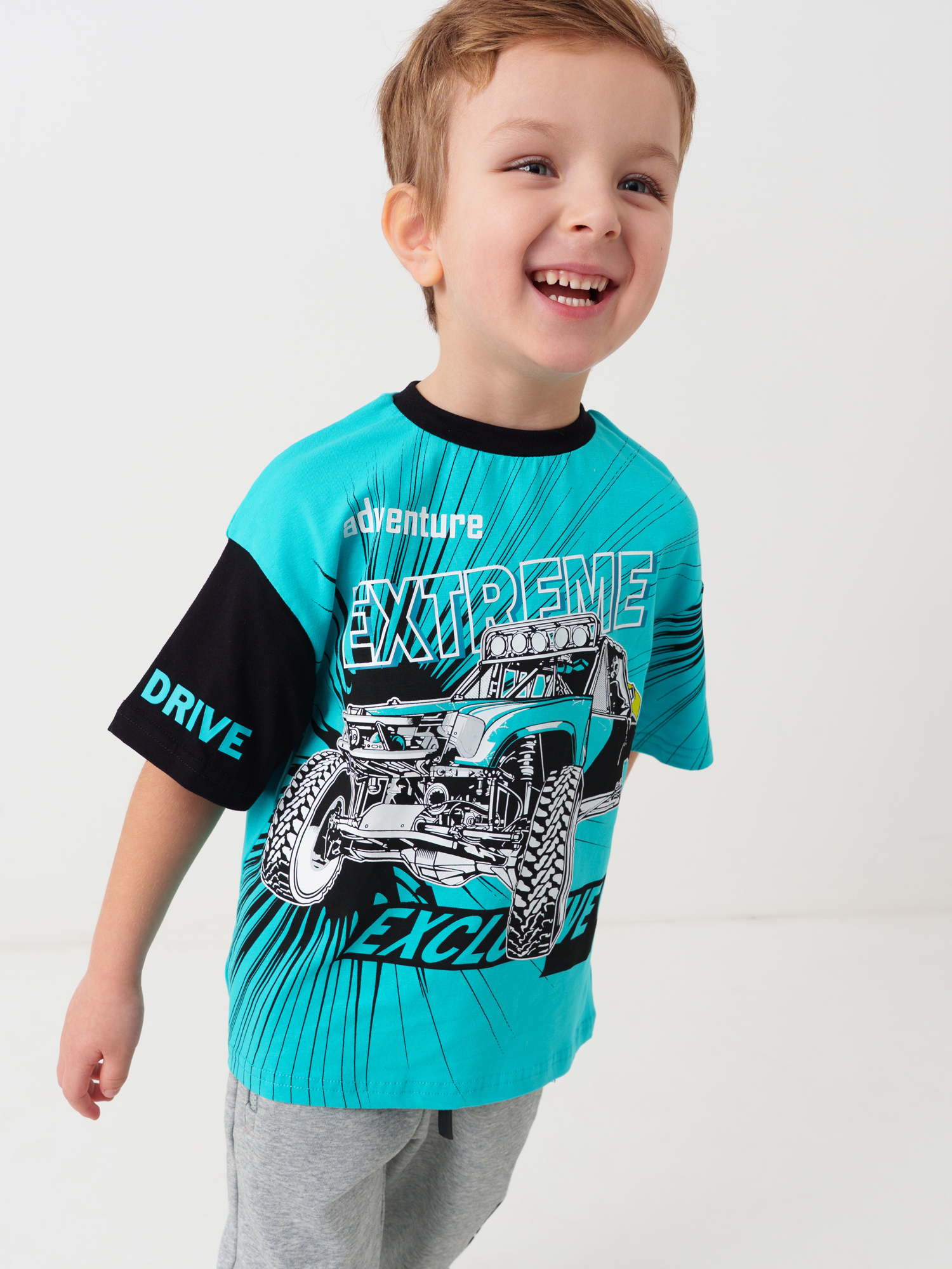 Изображение товара Детская футболка оверсайз для мальчика PlayToday модель 122