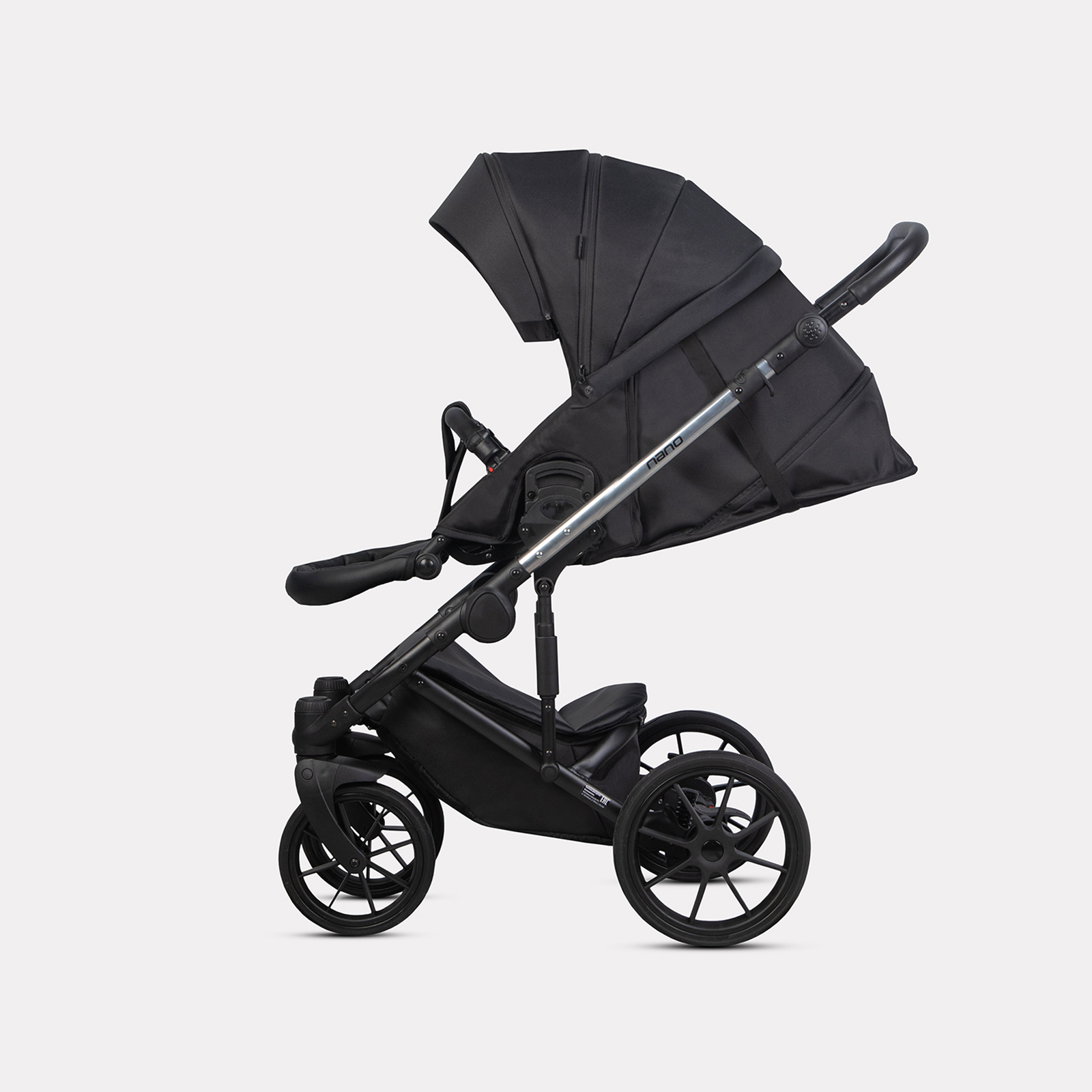 Коляска 2в1 Riko Nano Thermo черный - фото 8