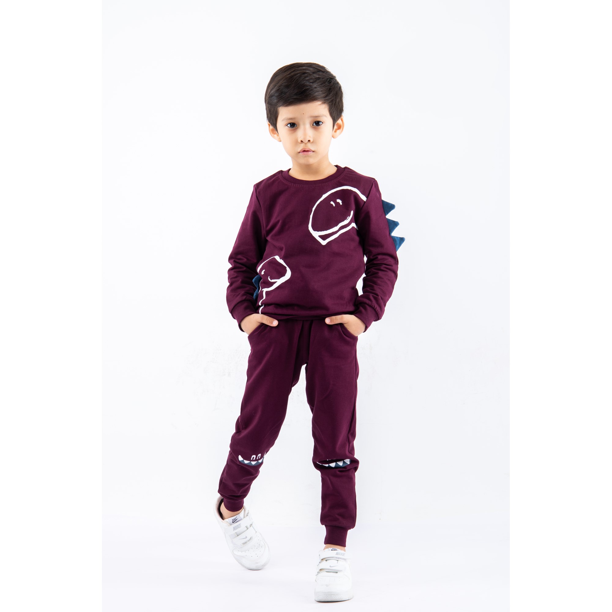 Свитшот и брюки LELO kids LELO-380 bordoviy - фото 1