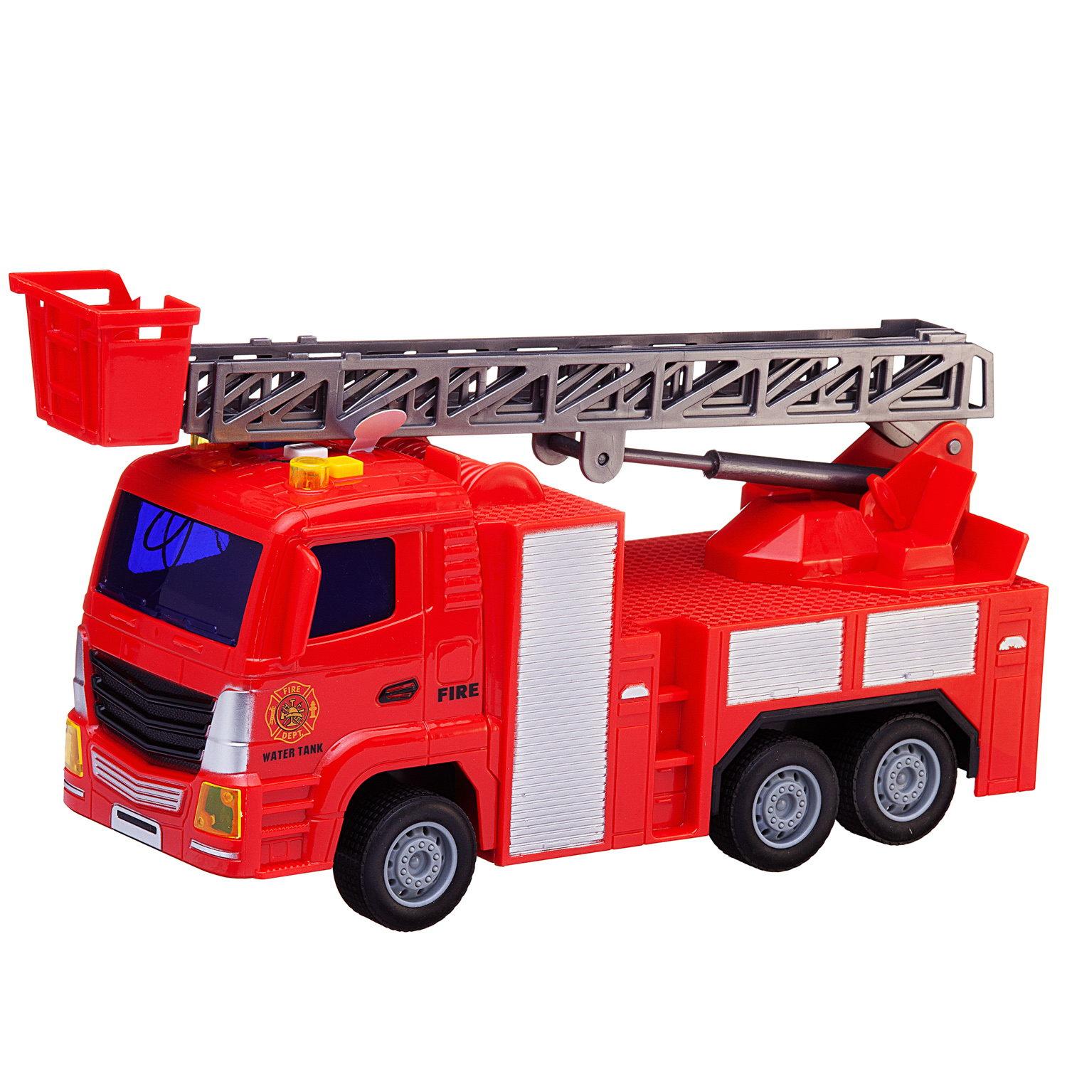 Пожарная машина Abtoys с краном C-00489 - фото 4
