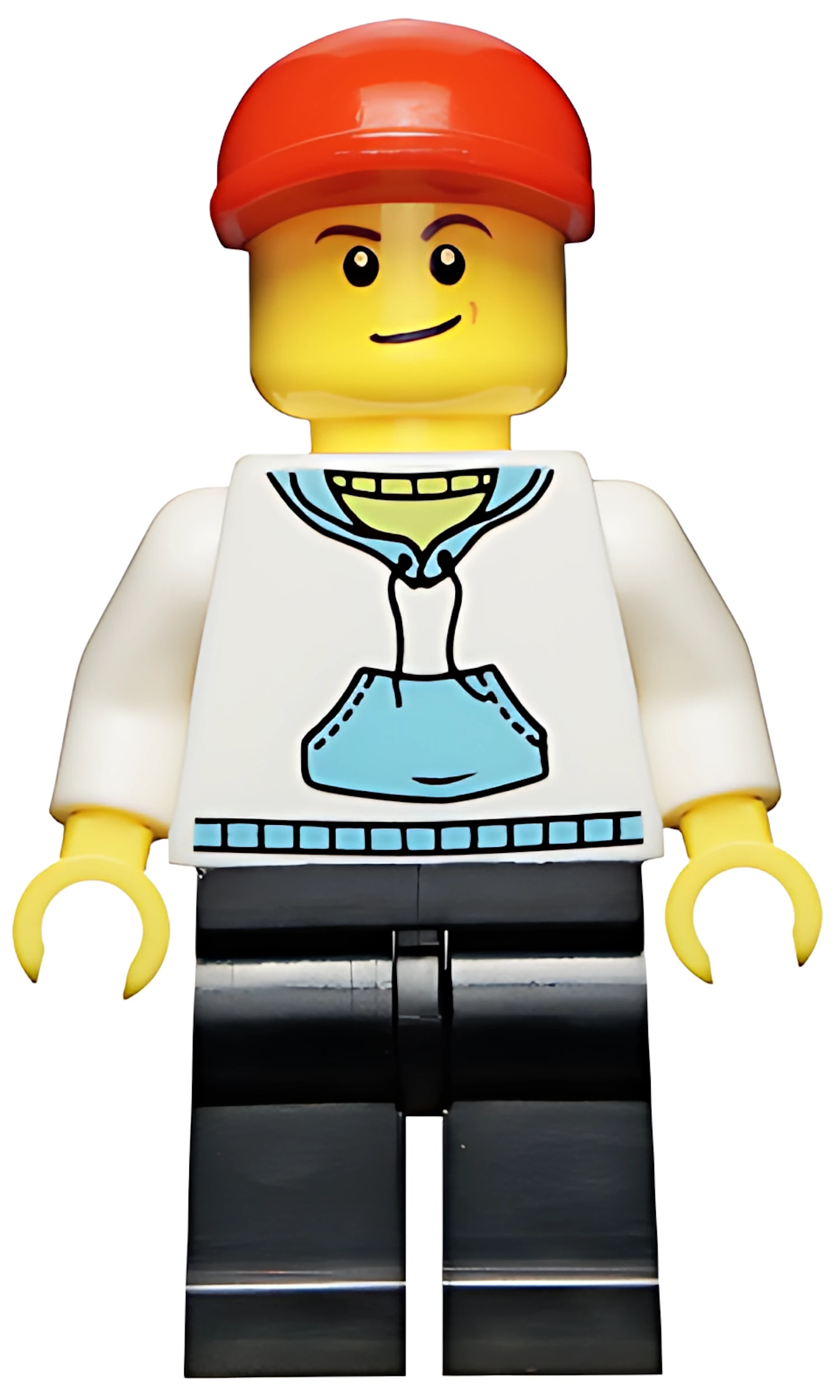 Фигурка LEGO White Hoodie with - фото 1