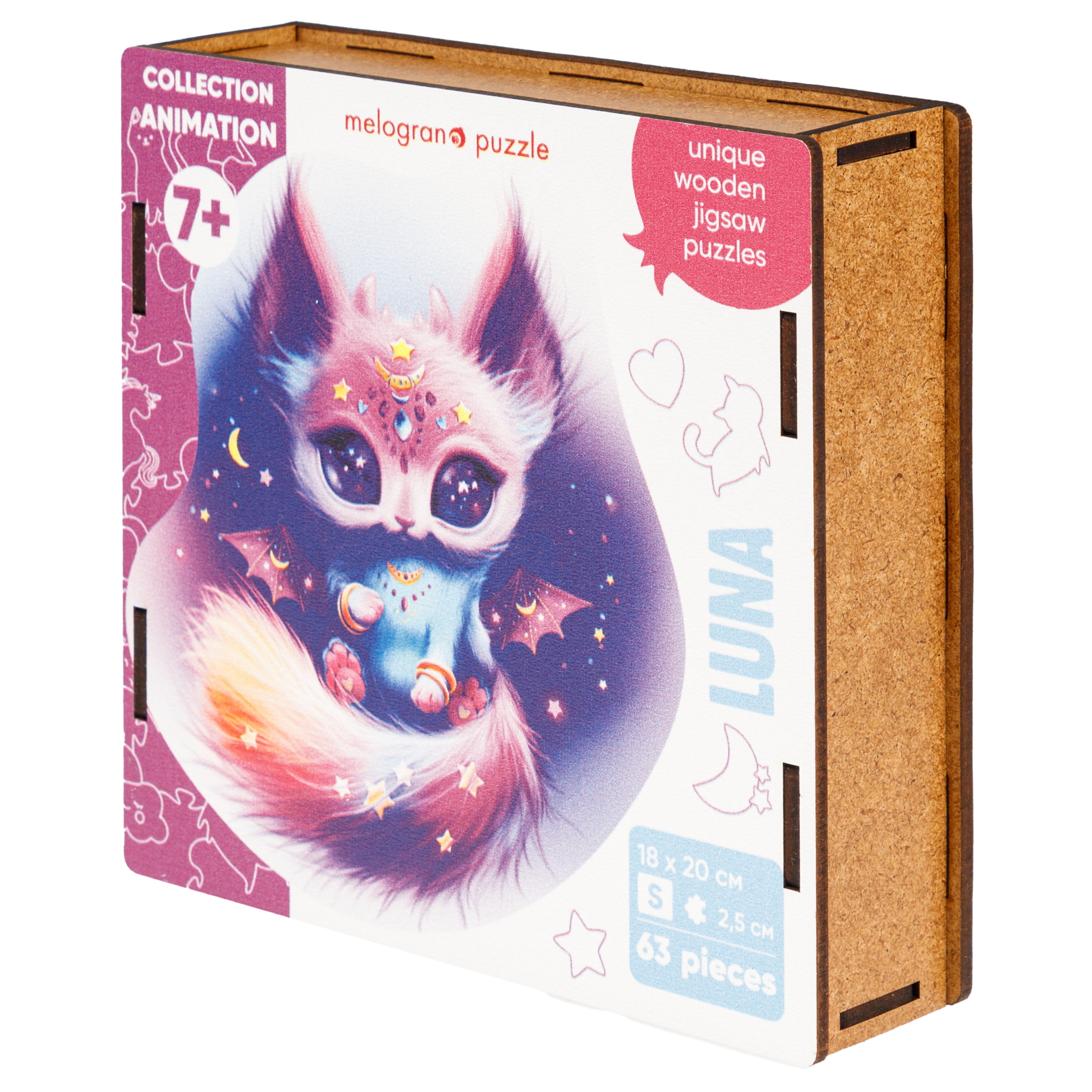 Пазл Melograno puzzle деревянный - фото 5