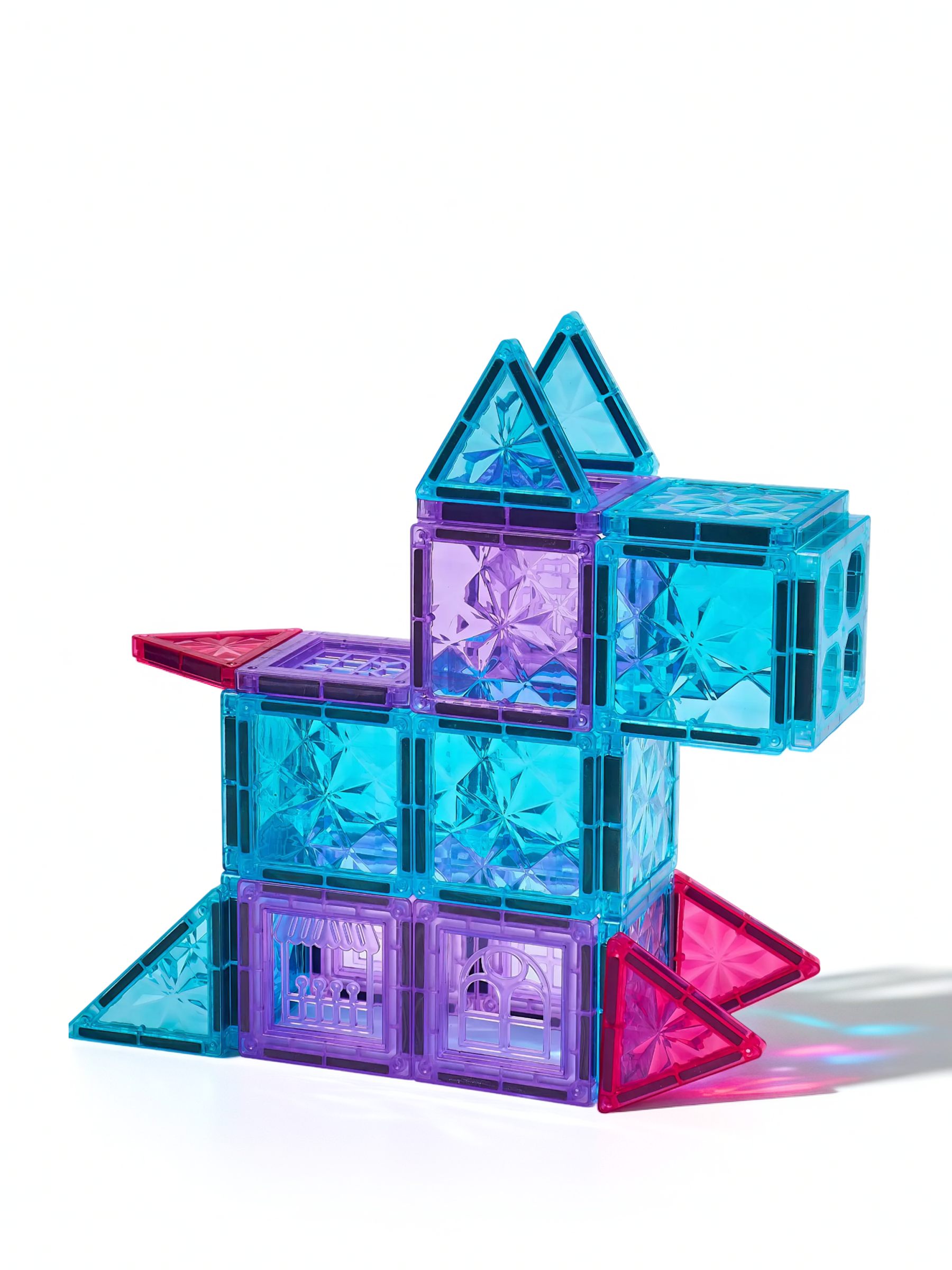 Конструктор SAYFUN toys Волшебный замок 100 магнитный 100 дет. - фото 13