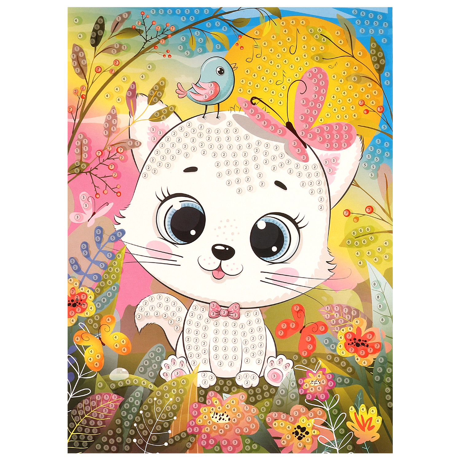 Алмазная мозаика Multiart Котик - фото 3