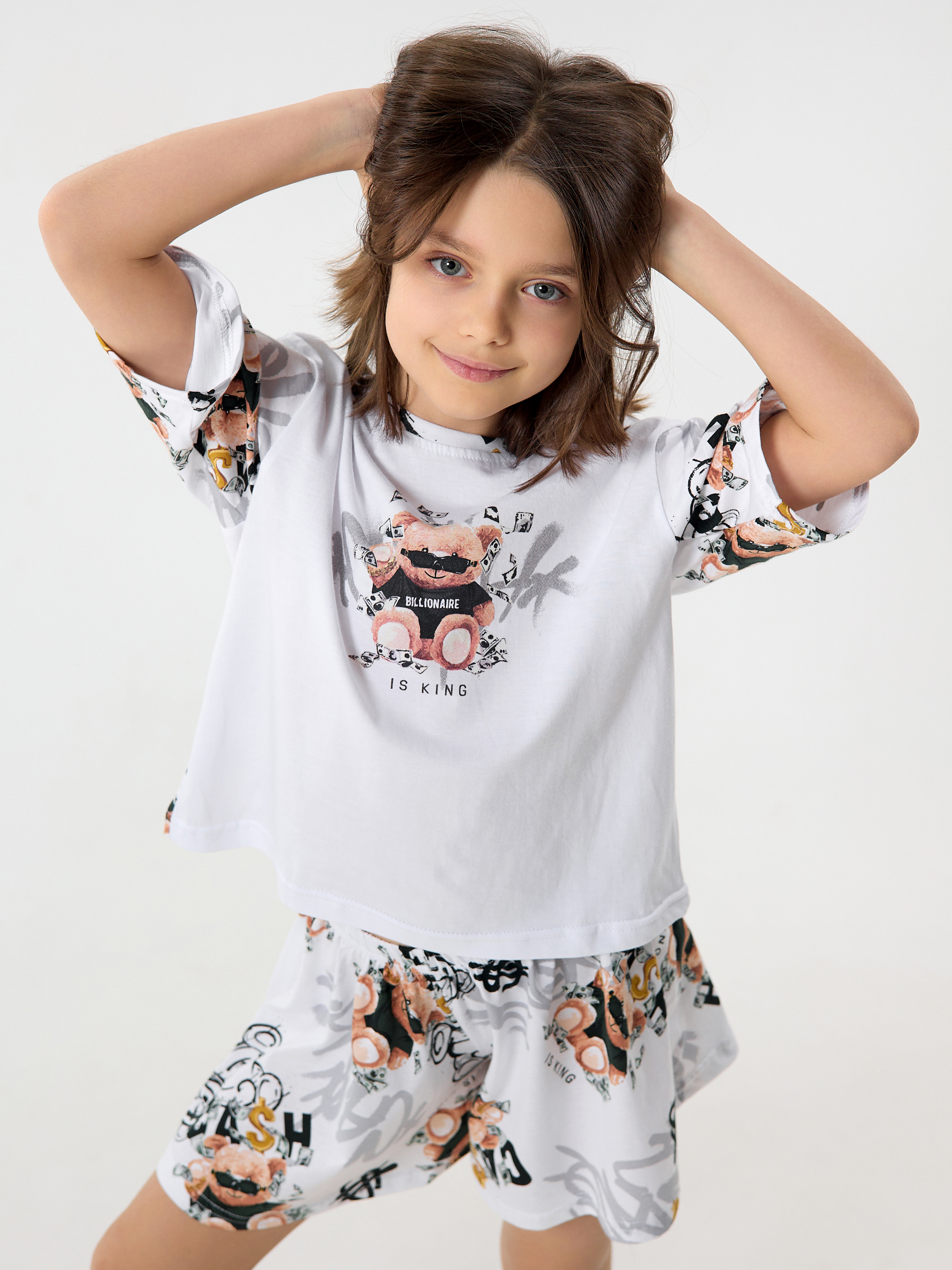 Пижама YAXX 003--Пижама мишка/белый - фото 2