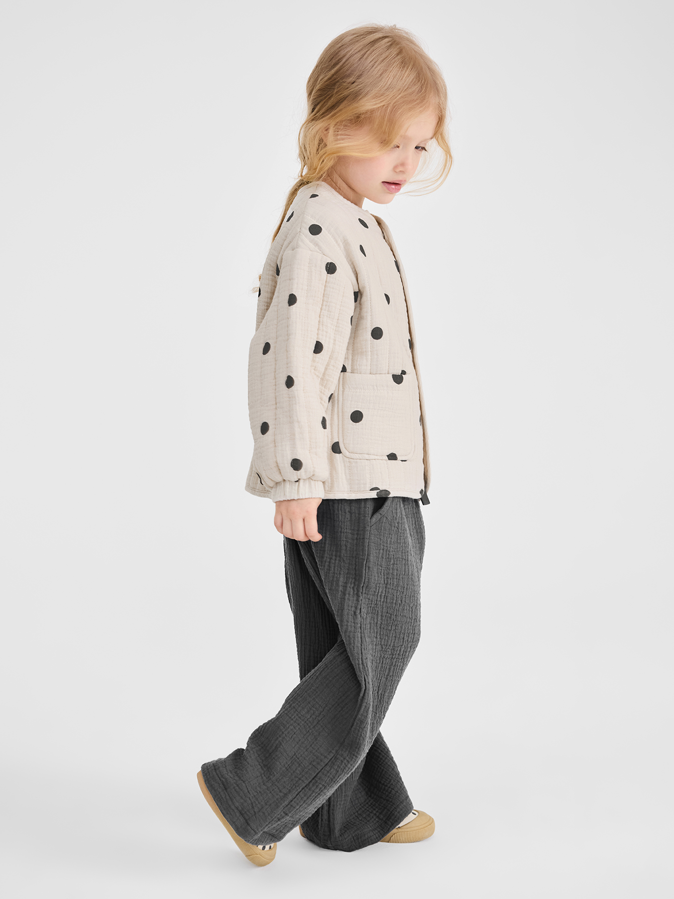 Куртка Happy Baby 88270-1_beige with dots - фото 12